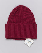 Composition: 100% Cashmere
Article: WVU083
Color: Dark Red / 21527
Made in Italy Calimar Ribbed Cashmere Beanie / Dark Red