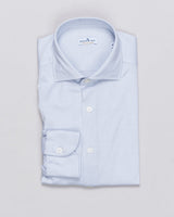 Sonrisa printed stretch jersey shirt. Most comfortable dress shirt you can imagine.
Composition: 100% Cotton
Model: FJ17
Article: J134
Color: 31 / Silver Grey Sonrisa Cotton Jersey Printed Shirt / Silver Grey