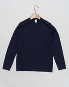 Composition: 100% Merino wool
Article: TEC 55
Model: Crewneck
Color: Blue
Made in Italy G.R.P. Firenze Plain Merino Crewneck / Blue