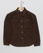 Quality 4V005
Col 7381 Brown
Model: Leo/2F
100% cotton
Made in Italy Tela Genova Moleskin Overshirt / Brown