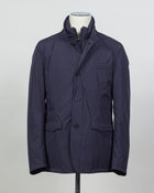 Article: PI001243U 12840 9201
Color: Navy
Main fabric: 100% polyester
Padding: 80% down 20% feather
Detachable bib
Snap button side pockets
Regular fit Herno Waterproof Down Coat / Navy