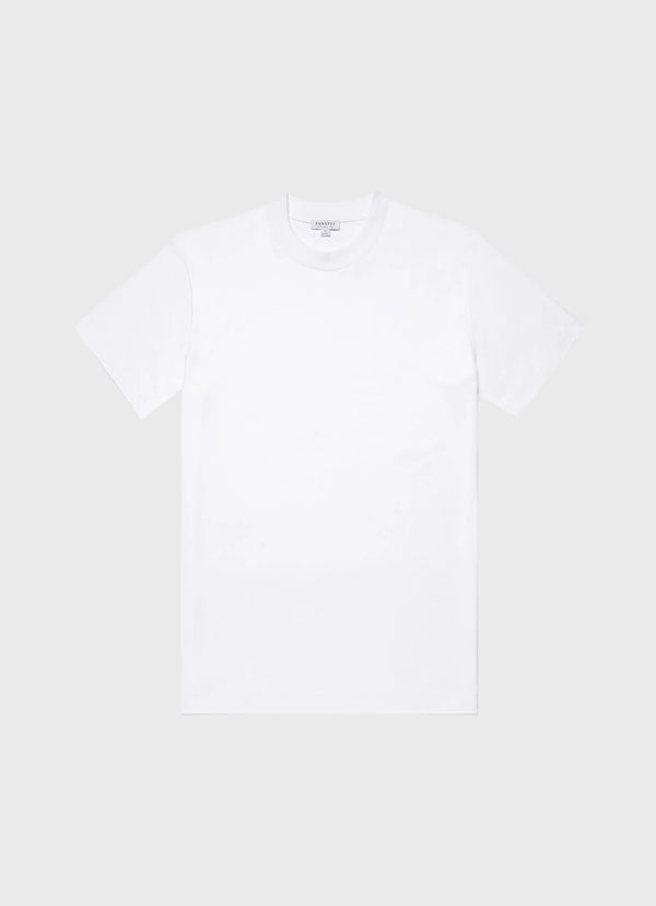 Sunspel Relaxed Fit Heavyweight T-Shirt / White