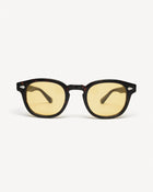Viola Milano The Positano Sunglasses – Marrone with Mustard Lens