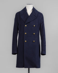Back Length 98cm (Size 50)
Composition: 100% Cotton
Model: 41052 Giaccone Maestrale
Article: 96136
Color: 01 / Navy
Made in Italy Sealup Moleskin Peacoat / Navy