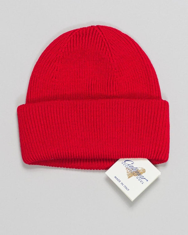 Composition: 100% Wool
Article: Bamby Ad
Color: Red / H19095
Made in Italy Calimar Wool Watch Cap / Red