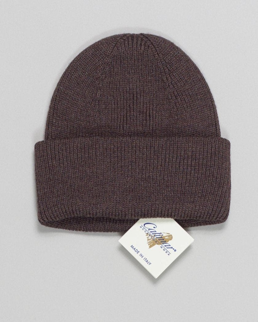 Composition: 100% Wool
Article: Bamby Ad
Color: Brown / H20884
Made in Italy&nbsp;Calimar Wool Watch Cap / Brown