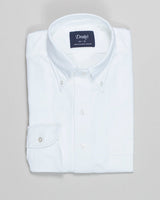The oxford cloth button-down shirt is an enduring icon of menswear, which looks as good now as it did a century ago. It's an item that's at the very heart of our brand, and this is our attempt at perfecting the style. With a regular silhouette, floating interlinings, single-needle construction, and - perhaps most importantly - an elegant rolling collar, it's a shirt for all occasions.

100% Cotton
Made in Our Factory in Somerset, England
Button-Down Collar with Brushed, Floating Interlining
Box Pleat
Single