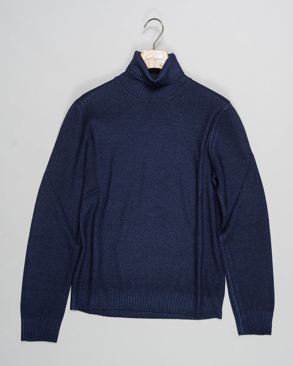Article: 23197/31712
Color: 905 / Blue
Composition: 100% Virgin Wool

Made in Italy Gran Sasso Vintage Merino Roll Neck / Blue