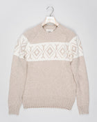 Article: 10170/15707
Color: 110 / Beige
Composition: 97% Eco-Cashmere 3% Virgin Wool
Made in Italy Gran Sasso Eco-Cashmere Crew Neck / Beige