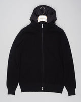 Article: 24117/24643
Color: 099 / Black
Composition: 100% Virgin Wool (Rain Wool)

Made in Italy Gran Sasso Rain Wool Hoodie / Black