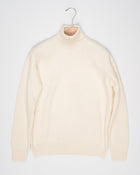 Model: Dolcevita
Article: 7.CI10
Color: Ecru
Composition: 90% Wool 10% Cashmere
Made in Florence, Italy G.R.P. Firenze Wool & Cashmere Rollneck / Ecru