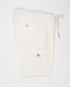 Article: 76111/52202
Composition: 100% Cotton
Color: 005 / Off White

Made in Italy
Gran Sasso Corduroy Cargo Pants / Off White