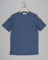 Article: 60130/69201
Color: 576 / Blue Melange
Composition: 100% Virgin Wool
Extrafine Merino
Made in Italy Gran Sasso Merino T-Shirt / Blue Melange