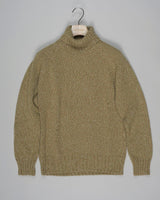 Article: 10182/15701
Color: 415 / Green
Composition: 97% Cashmere 3% Virgin Wool

Made in Italy Gran Sasso Multitone Cashmere Roll Neck / Green