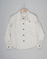 Composition: 100% Cotton

Color: 7383 / Mustard
Model: LEO/2F
Article: LEO011

Made in Italy Tela Genova Heavy Cotton Shirt Jacket / Natural White