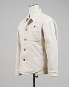 Composition: 100% Cotton

Color: 7383 / Mustard
Model: LEO/2F
Article: LEO011

Made in Italy Tela Genova Heavy Cotton Shirt Jacket / Natural White