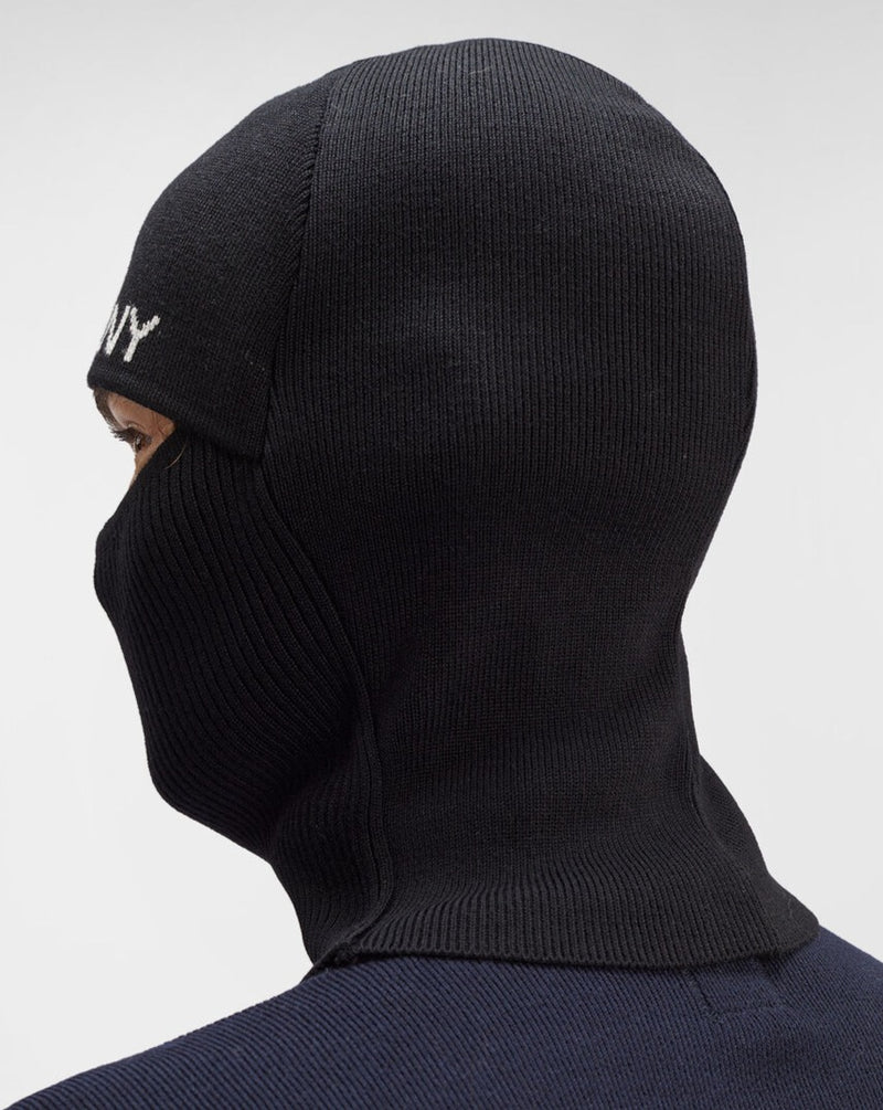 Breathable Lightweight 55% virgin wool & 45% polyester Art. 15CMAC285A 006595A Color:  999 / Black One Size C.P. Company Re-Wool Balaclava / Black
