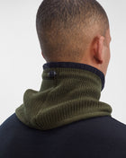 Ribbed 100% Merino wool neck warmer Adjustable neckline Logo detailing in front Art. 15CMAC304A 005509A Col 683 / Ivy Green C.P. Company Extra Fine Merino Wool Snood / Ivy Green