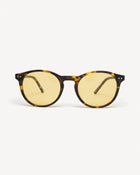 Viola Milano The Venice Sunglasses – Black Turtle with Mustard Lens