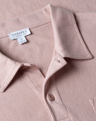 Sunspel Riviera Polo Shirt / Pale Pink