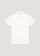 Sunspel Riviera Polo Shirt / White