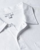 Sunspel Riviera Polo Shirt / White