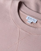 Sunspel Loopback Sweatshirt / Pale Pink