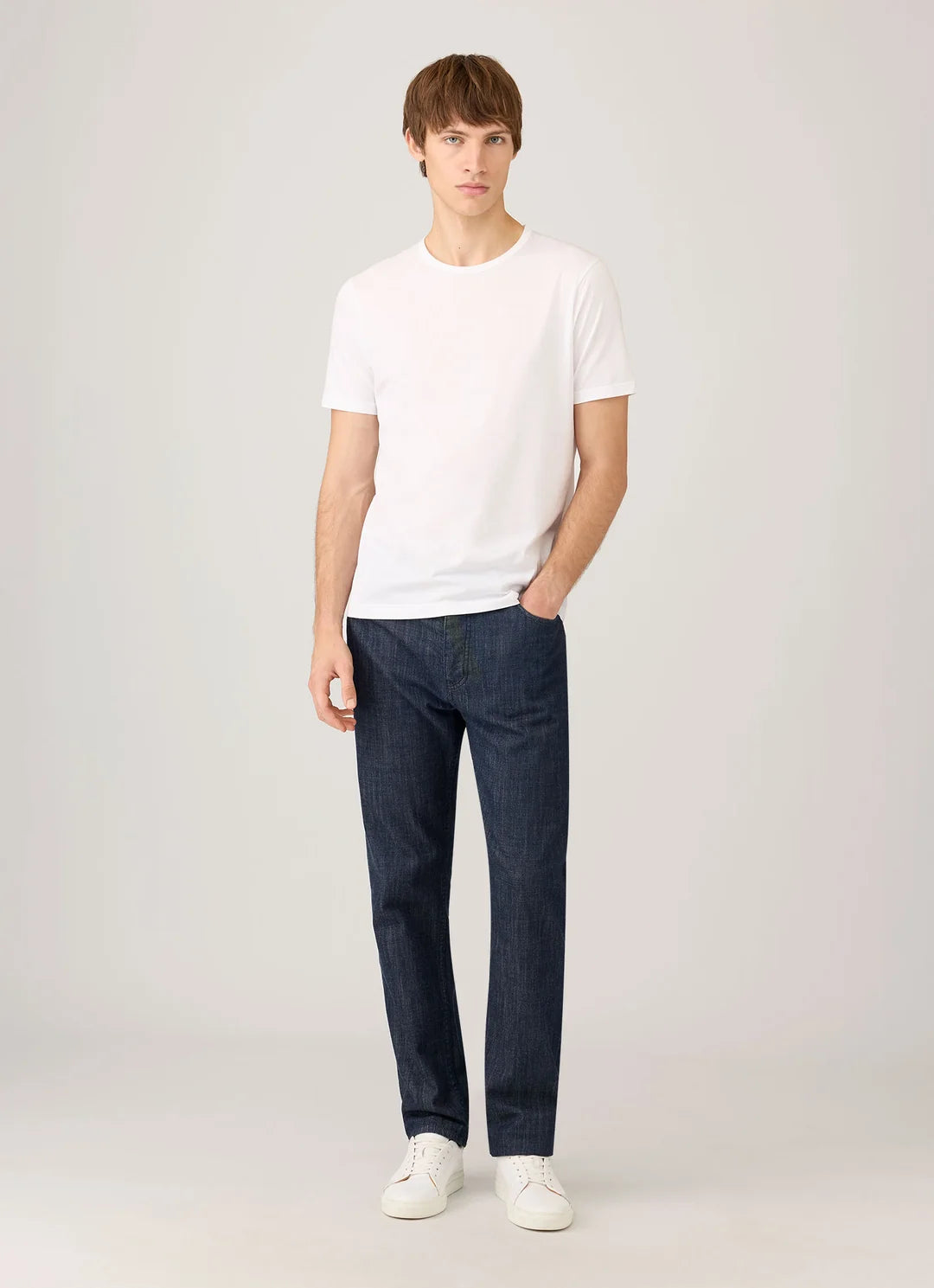 Sunspel Crew Neck T-Shirt / White