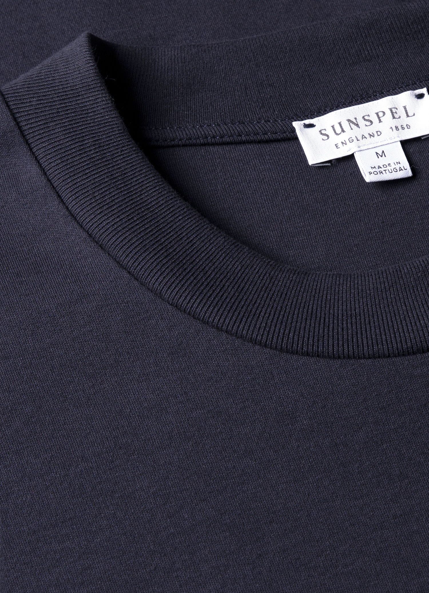 Sunspel Relaxed Fit Heavyweight T-Shirt / Navy