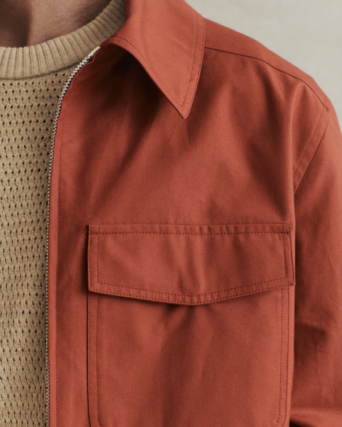 De Bonne Facture Student Jacket / Brick Red