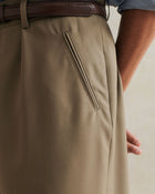De Bonne Facture Naturalist Wool Shorts / Olive