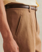 De Bonne Facture Naturalist Cotton Shorts / Hazelnut