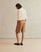 De Bonne Facture Naturalist Cotton Shorts / Hazelnut