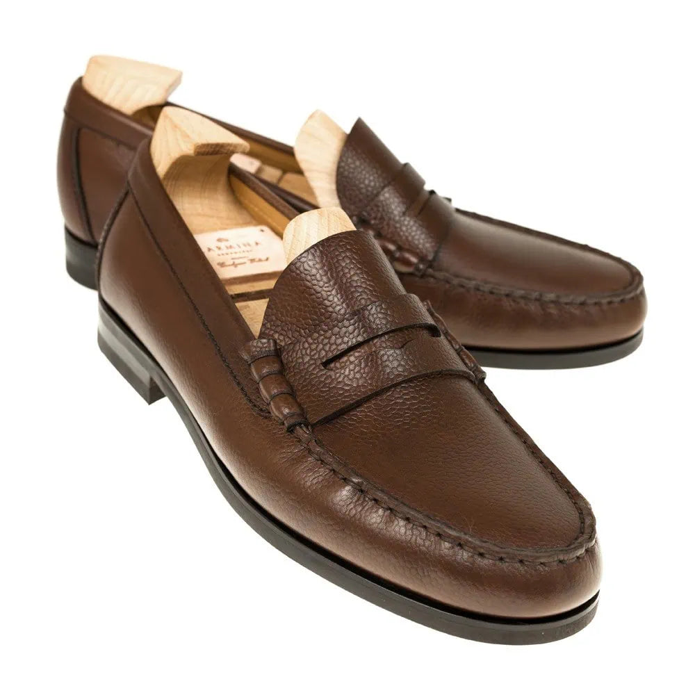 CARMINA / 80113 / BROWN KARAGRAIN / PENNY LOAFER