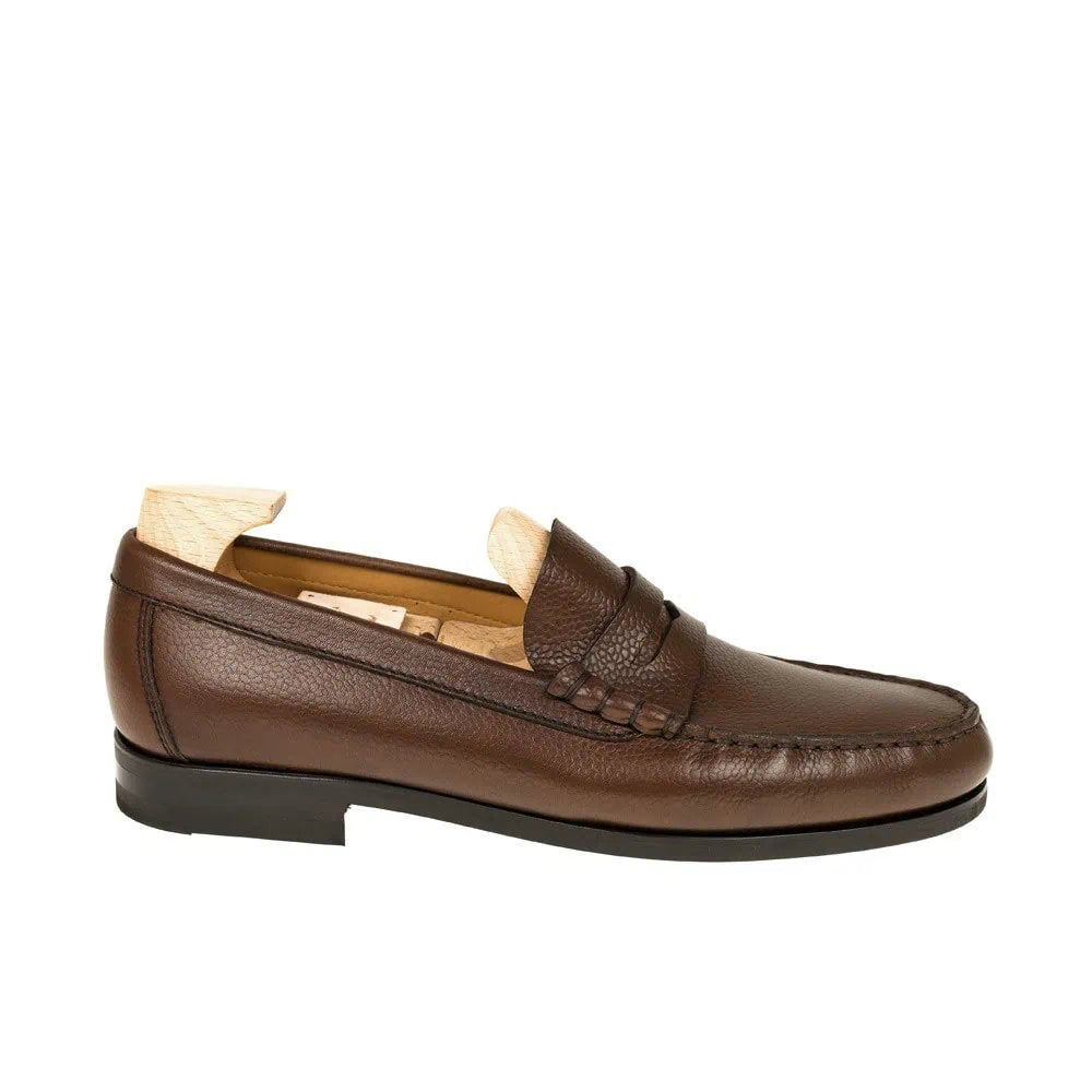 CARMINA / 80113 / BROWN KARAGRAIN / PENNY LOAFER