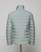 <ul> <li>Outer fabric: 100% Polyester</li> <li>Lining: 100% Polyamide</li> <li>Filling: 90% Down 10% Feathers</li> <li>Color: Sage Green / 37</li> <li>Article: S06MUCX777</li> </ul>