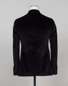 Model: K-PL15A Tagliatore Velvet Jacket / Black Unlined Unconstructed shoulder Composition: 98% Cotton 2% Elastan Stretch Color: N1133 / Black Made in Martina Franca, Italy
