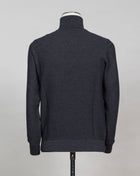 Art. 57157-14221 Col. 098 Charcoal 100% Wool Made in Italy  Gran Sasso Merino Honey Comb Roll Neck / Charcoal