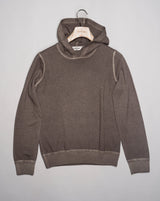 Article: 58150 / 19538 Model: Pull Cappuccio Composition: 80% Virgin wool 10% Cashmere 10% Viscose Color: 012 / Taupe Made in Italy Gran Sasso Vintage Wool & Cashmere Hoodie / Taupe
