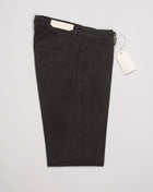 Model:BG03 Color:  56 / Dark Brown Art. 423009, 97%co 3%ea. Garment dyed cotton Slim fit Leg opening 17.5cm per half / Size 50 Made in Italy Briglia Garment Dyed Cotton Chinos / Dark Brown