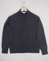 Altea Yak Cashmere Blend Cardigan / Grey