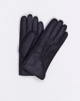100% Leather Fur lining Article: 92 1619 Color: AP 555 Werner Christ Lambskin Gloves with Fur Lining / Black