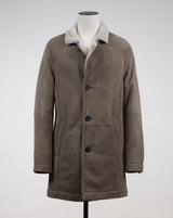 Model: Benedikt 100% Leather Fur lining Article: 02 1801 Color: AV 414 Werner Christ Lambskin Coat / Taupe