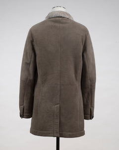 Model: Benedikt 100% Leather Fur lining Article: 02 1801 Color: AV 414 Werner Christ Lambskin Coat / Taupe