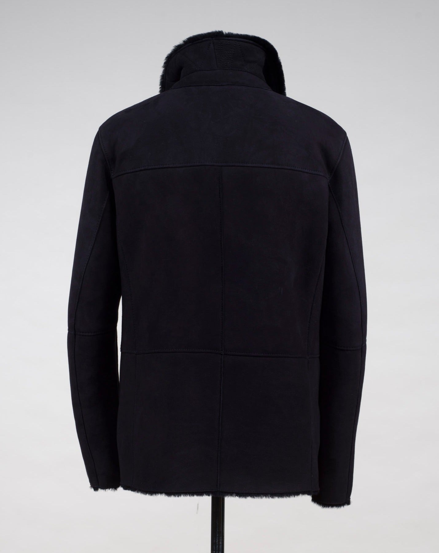 Model: Leander 100% Leather Fur lining Article: 32 1497 Color: AV 555 Werner Christ Lambskin Coat / Black