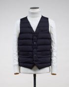 Article: PI002ULE 19288 Color: Navy / 9200 Herno Down Vest / Navy