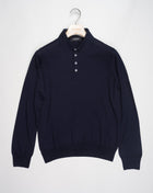 43103 / 15390 Art. 43103 / 15390 Col. 598 / Navy 70% cashmere 30% silk Made in Italy   Gran Sasso Cashmere & Silk Polo / Navy