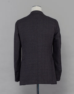Composition: 73% Wool 27% Linen Lining: 100% Viscose Unlined 3 roll 2 buttoning 2 patch pockets 2 side vents Full canvas Model: GR523 Article: VTE - 604460 Sauma Private Label Panama Jacket / Blue & Brown