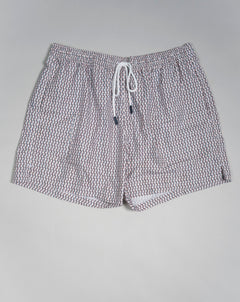 Art. 90101 41400 Col. 100 / Beige mix Gran Sasso Print Swim Shorts / Beige