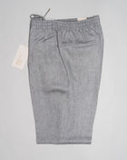 Article: 323118 Model: Wimbledons Color: Light Grey / 60 Composition: 100% Linen Briglia Linen Drawstring Trousers / Light Grey